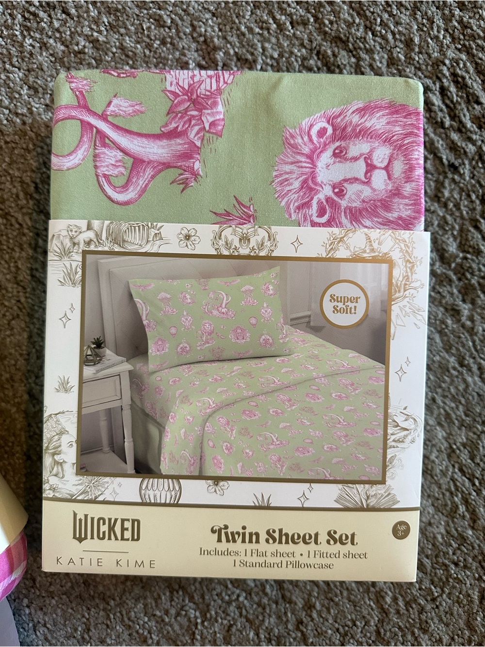 NWT Wicked by Katie Kime Twin Sheet Set
